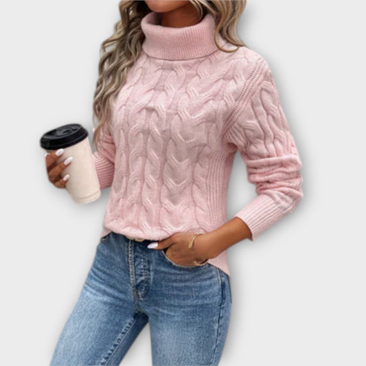 Amelia – Elegancki sweter z golfem