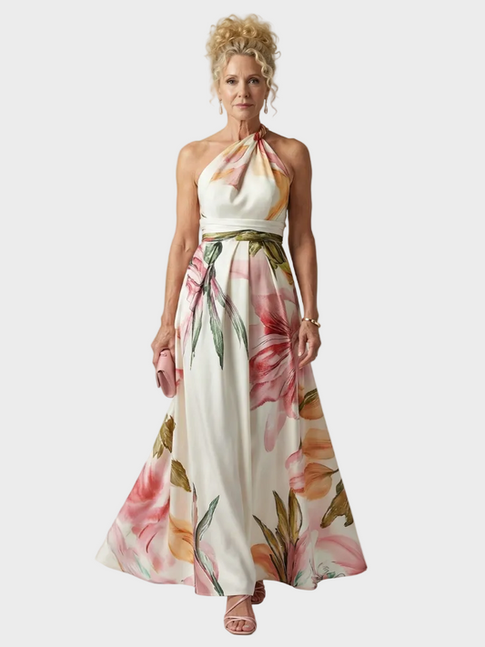 Emilia - Sukienka Maxi Kwiatowa