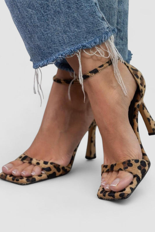 Giulia™ - Sandały na wysokim obcasie w leopardzie wzorze