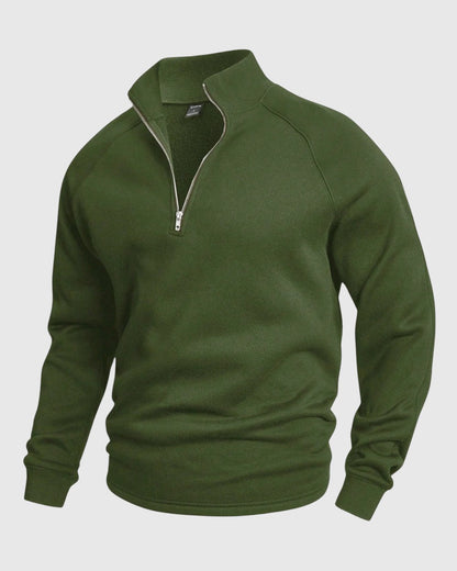 Libuše - Premium sweter z polo zamkiem