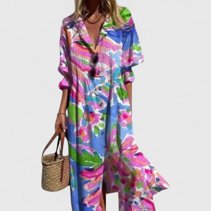 Viona - Elegancka Sukienka Boho