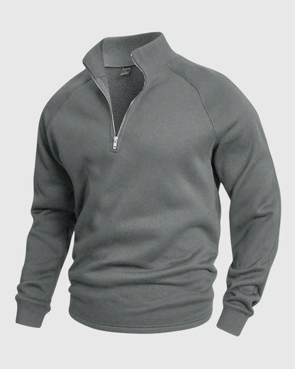 Libuše - Premium sweter z polo zamkiem