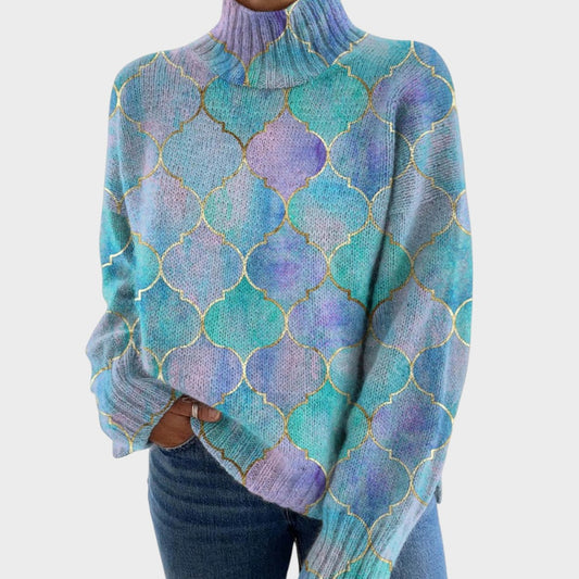 Dalila - Artystyczny sweter z dzianiny