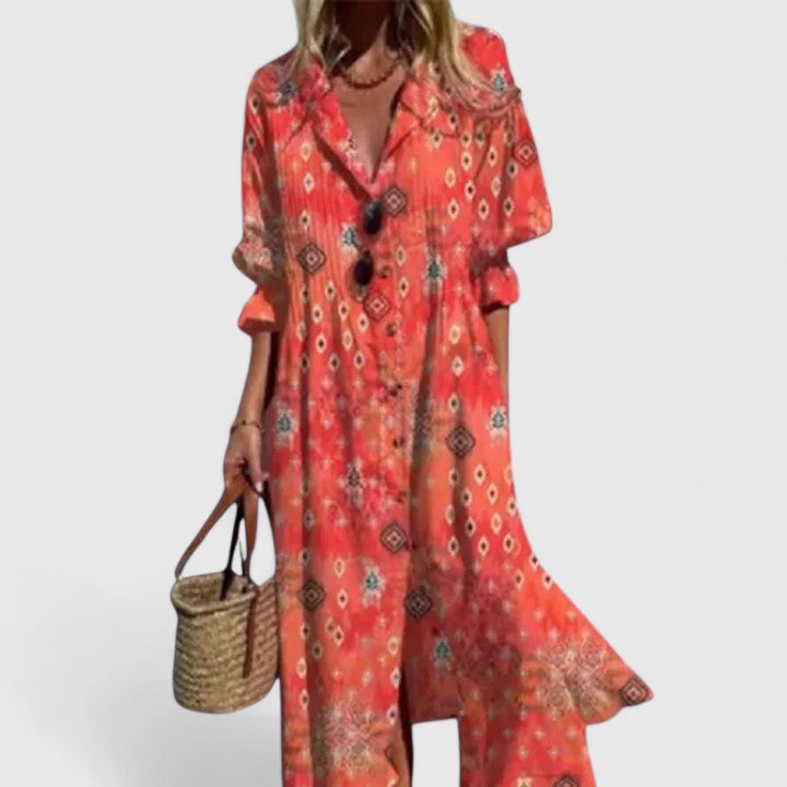 Viona - Elegancka Sukienka Boho