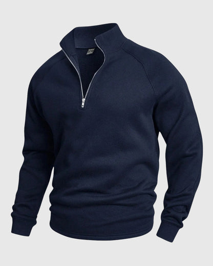 Libuše - Premium sweter z polo zamkiem