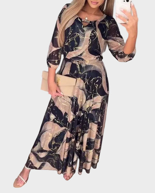 Anna - Elegancka sukienka z szyfonu