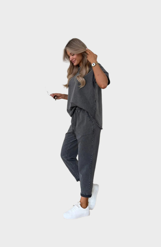 Casual Zestaw z T-shirtem i Spodniami Jogger