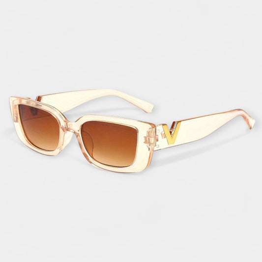 Retro kwadratowe okulary