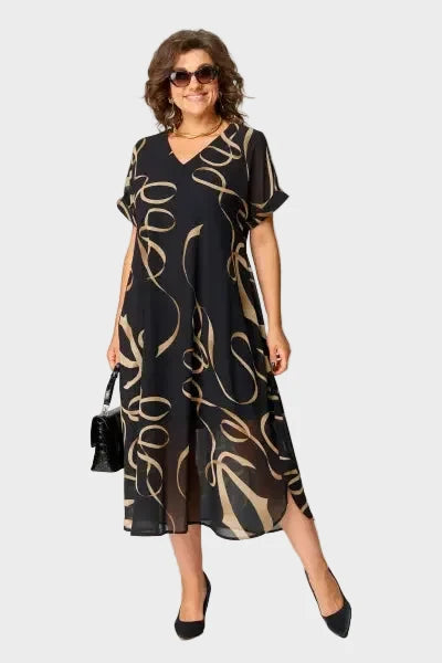 Lena - Elegancka Sukienka Wiosenno-Letnia