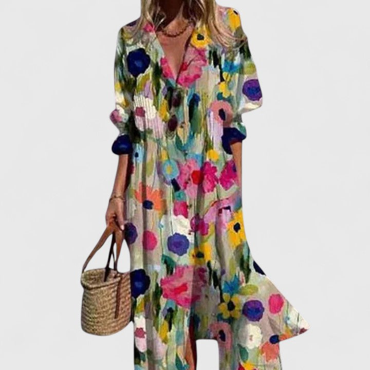 Viona - Elegancka Sukienka Boho
