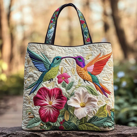 Pure Hummingbird Quilted Bag