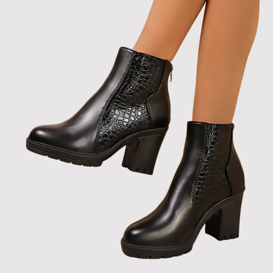 Katarzyna™ Buty na grubym obcasie z prawdziwej skóry i wsparciem łuku stopy 💫
