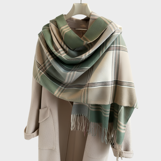 Balbina - Luksusowy Szalik w Klasyczną Kratę