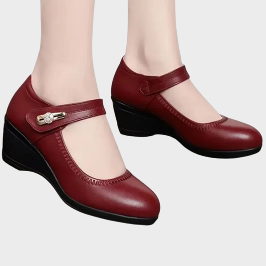Lydia – Eleganckie wygodne buty na średnim obcasie