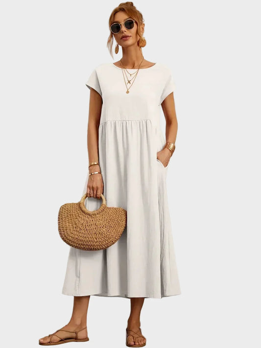 Gabrielle™ — Midi sukienka w eleganckim, ponadczasowym stylu