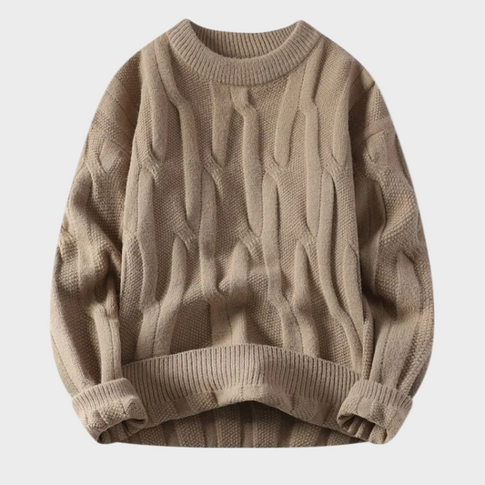 Premium Sweter z Wzorem Łamigłówki