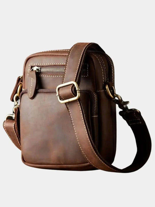 Rene™ - Retro Skórzana Torebka na Ramię