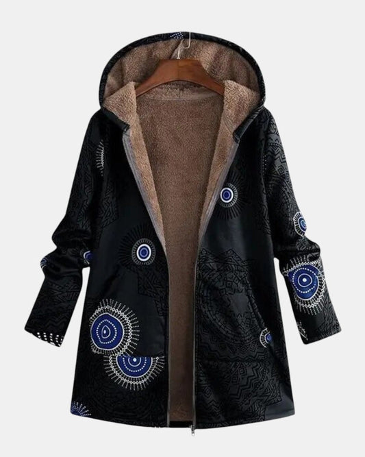 Sage - Tribal Wzór Sherpa Kurtka