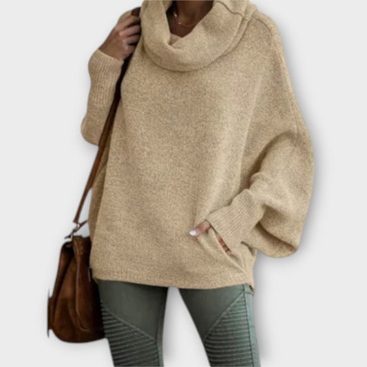Ulrike - Elegancki sweter damski w stylu żółwia