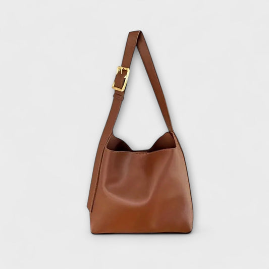 Cécile. – Elegancka skórzana torba na ramię
